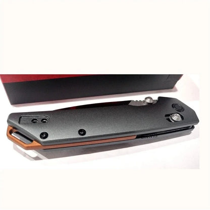 Ks2038 Lightweight Folding Knife - 3.4" EDC Tool Spear Point Blade DuraLock Outdoor Pocket Knife with Reversible Clip for Hunting, Camping