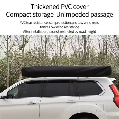 Weather-Resistant Vehicle-Mounted 180-Degree Outdoor Camping Freestanding Awning