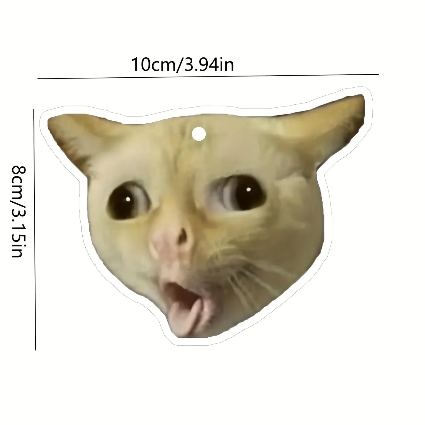 1/3pcs Funny Cat Design Car Aromatherapy Tablet, Car Fragrance Tablet