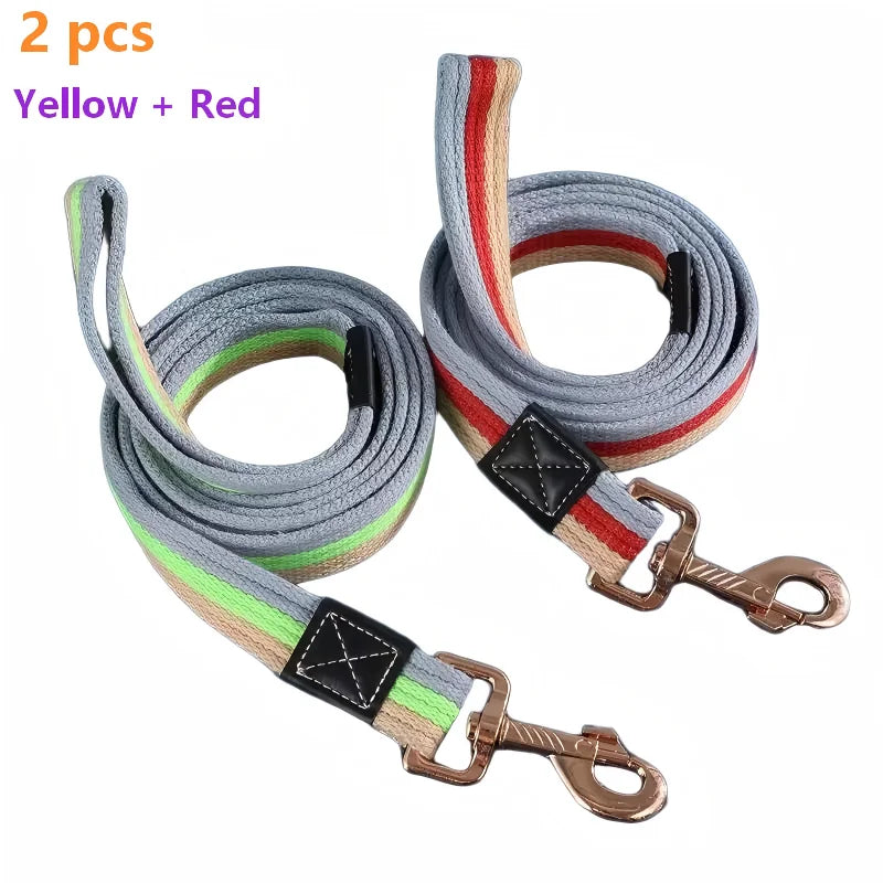 1/2PCS Pet Canvas Leash Leash Leash Dog Walking Leash Dog Chain Dog Leash Dog Leash Dog Training Leash