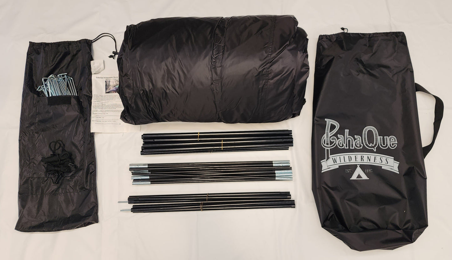 10x10 Side Mount Screen Room Tent by PahaQue for Camping and Outdoor Adventures