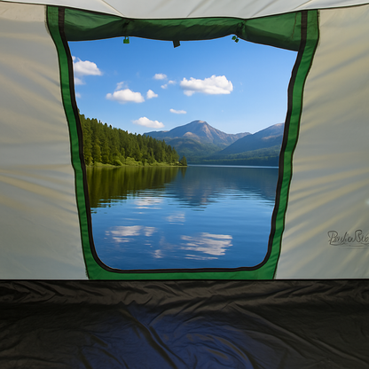 10x10 Side Mount Screen Room Tent by PahaQue for Camping and Outdoor Adventures