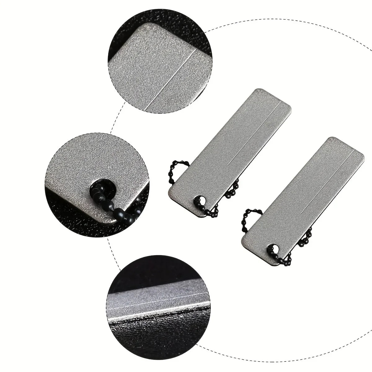Knife Sharpener Diamond Pocket Tools Mini Keychain Outdoor Camping Sharpener Outdoor Camping Tool Emery Nail File Grinding Tool