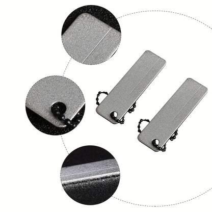 Knife Sharpener Diamond Pocket Tools Mini Keychain Outdoor Camping Sharpener Outdoor Camping Tool Emery Nail File Grinding Tool