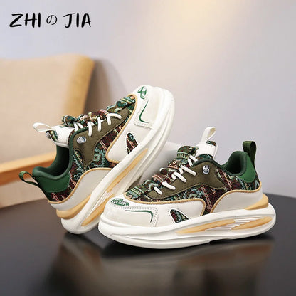 New Children's Sports Shoes Spring and Autumn Fashion Trend Casual Shoes Boys and Girls Mesh Breathable Outdoor Running Shoes