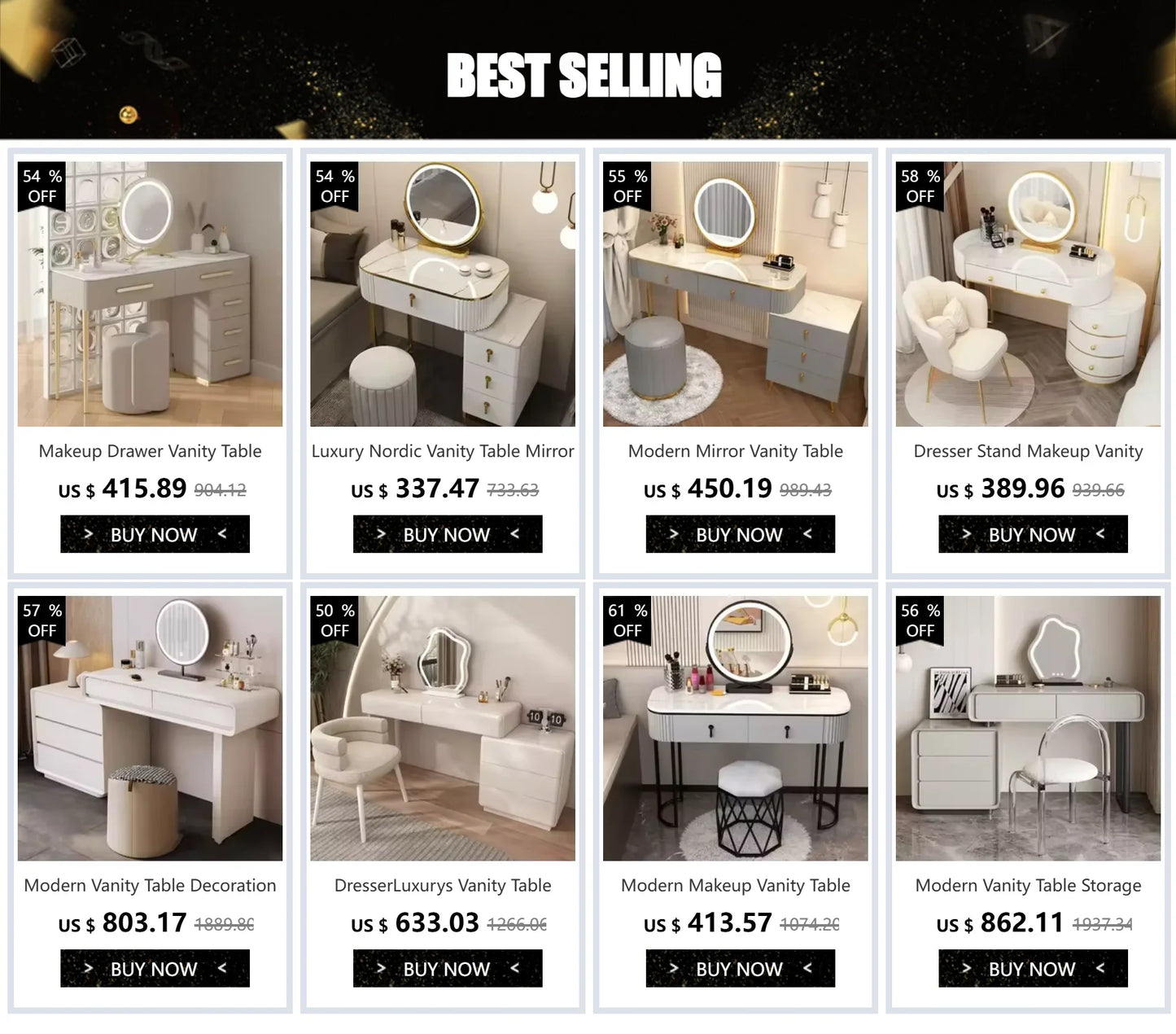 Drawer Vanity Table Accessories Drawer Storage Vanity Table Makeup Bedroom Coiffeuse Avec Miroir Et Tabouret Bedroom Furniture