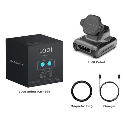 Looi Robot Smartphone Looi Robot ChatGPT Large Model English Voice Dialogue Visual Recognition Interactive Smart Toy Gift
