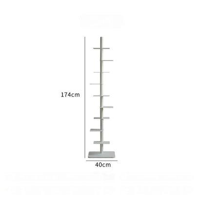 Living Plus Iron Living Room Shelf Simple Storage Floor Ins Creative Multi-layer Rotating Invisible Display Shelf Bookshelf