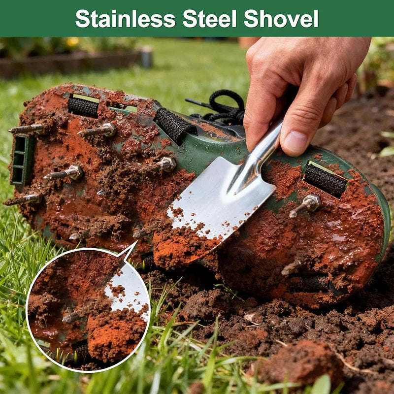1 Pair Lawn Aerator Shoes for Grass Heavy Duty Spike Shoes with