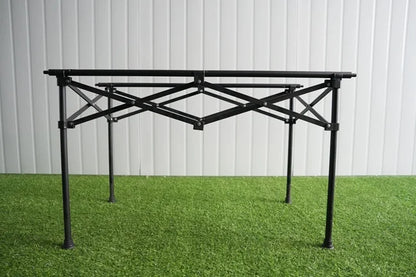 Lightweight Stainless Steel Foldable Camping Table for Outdoor Adventures Picnics Gym Use Exteriors