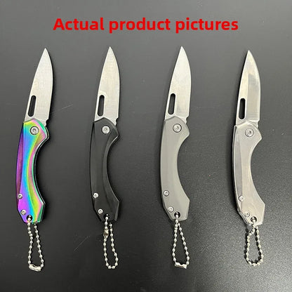 New Stainless Steel Outdoor Knife Folding Knife High Hardness Pocket Knife Sharp Portable Survival EDC Tool