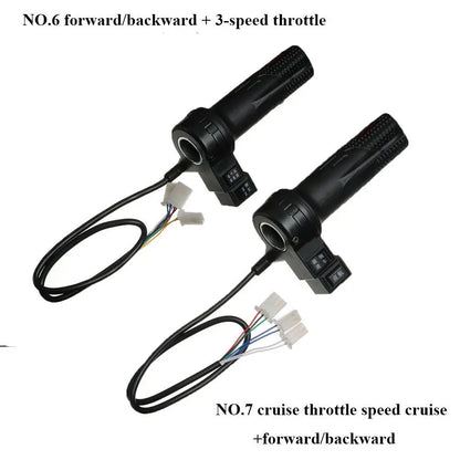 Electric E-Bike Twist Throttle 12V 24V 36V 48V Universal Scooter Parts E-Bike Speed Handlebar Throttle Cycling Throttle Grip