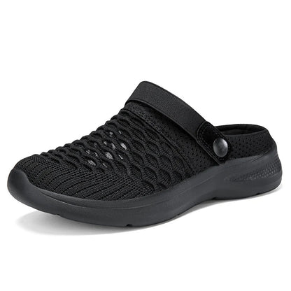 Women's Summer Sports Shoes New Platform Sandals Women Mesh Sports Breathable Beach Flat Bottom Trendy Outdoor Walking Slippers