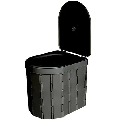 Portable Toilet for Camping Convenient Car-mounted Folding Toilet for Travel Adult Kids and Elderly Potty Odor-proof Non-slip