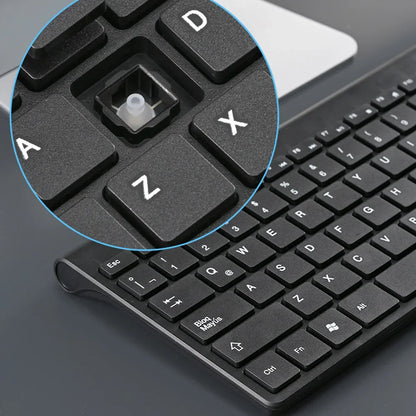 New Spanish Keyboard Wireless Mouse For Game PC Player TV Spanish Keyboard and Mouse Set 78Keys Gaming Keyboard Dropshipping