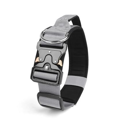 Tactical Dog Collar for Medium to Large Dogs 8 Colors Pet Collar Durable Comfortable Harness for Training And Control
