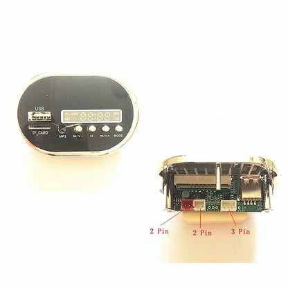 Children's electric car Bluetooth music player with USB interface MP3 music version chip, 12V music player speaker accessories