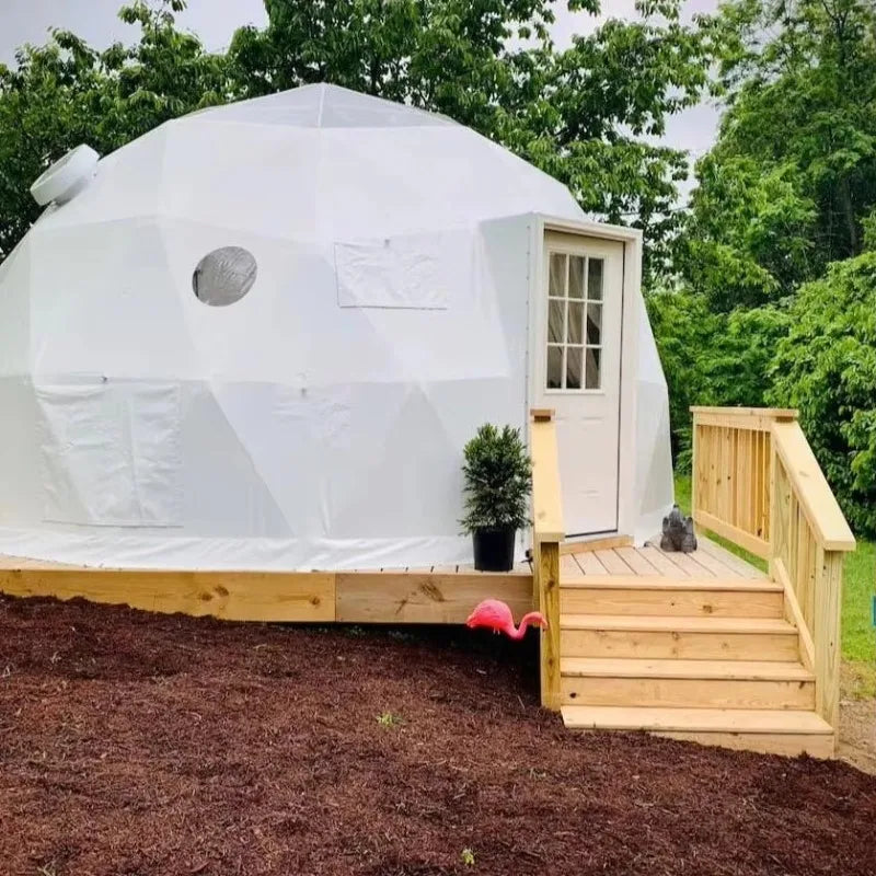 Outdoor Camping Tent dome camping tent Waterproof Glamping Glass Dome Tent 	 outdoor garden cabin OME