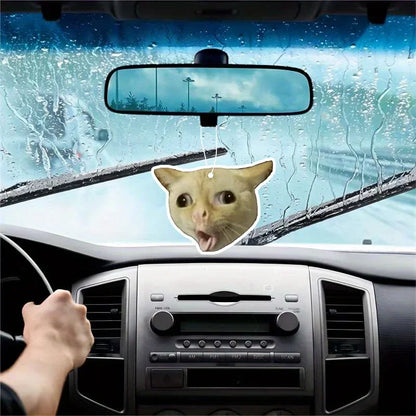 1/3pcs Funny Cat Design Car Aromatherapy Tablet, Car Fragrance Tablet