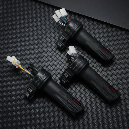 Electric E-Bike Twist Throttle 12V 24V 36V 48V Universal Scooter Parts E-Bike Speed Handlebar Throttle Cycling Throttle Grip