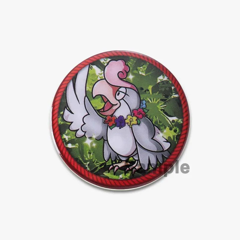 32/44/58mm Creative Round Animal Letter  Pins Cartoon Character Funny Quotes Brooch Badge Punk Jewelry Gift For kids or Firends