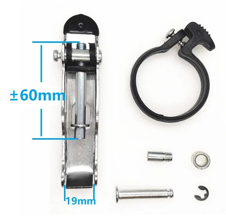 for E-bik Bicycle Electric Folding Bike Stem Repair Part Quick Release Folding Buckle Fixing Clamp