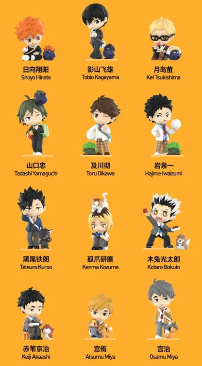 POP MART HAIKYU!! OFF-COURT VIBES Series  Mystery Box Genuine Blind Box Guess Toys Bag Ornament Figurine Home Decor Desktop Doll