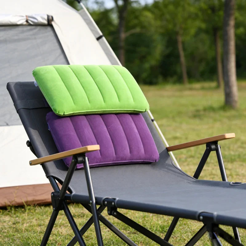 Inflatable Camping Pillow  Travel Sleeping Pillow for Outdoor Camping Hiking, Portable Lightweight Air Pillow for Tent & Picnic