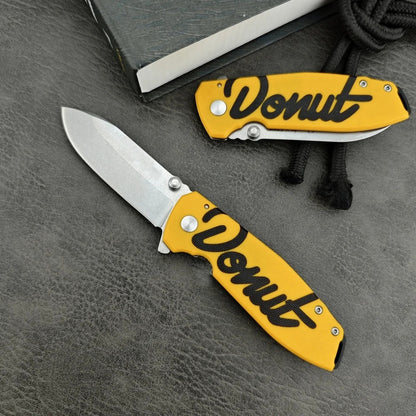 Folding Knife G10 Handle Outdoor Hiking Mountaineering Fishing Camping Multi-functional EDC Tool