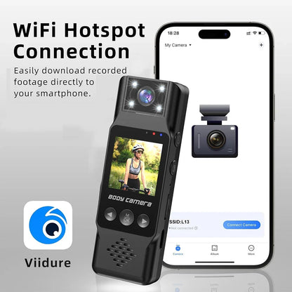 1080P Portable Wifi Mini Camera Digital Video Recorder Worn Police Night Vision BodyCam Infrared Miniature Camcorder