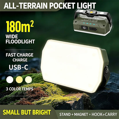 Outdoor Camping Lights, Portable Camping Tents, Camping Atmosphere Hanging Lights, Long-Lasting Rechargeable Lighting Fixtures