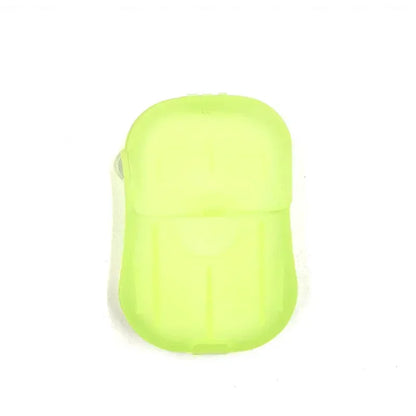 Outdoor travel disposable soap tablet box soap paper Portable hand washing tablet Small soap tablet mini soap sheet