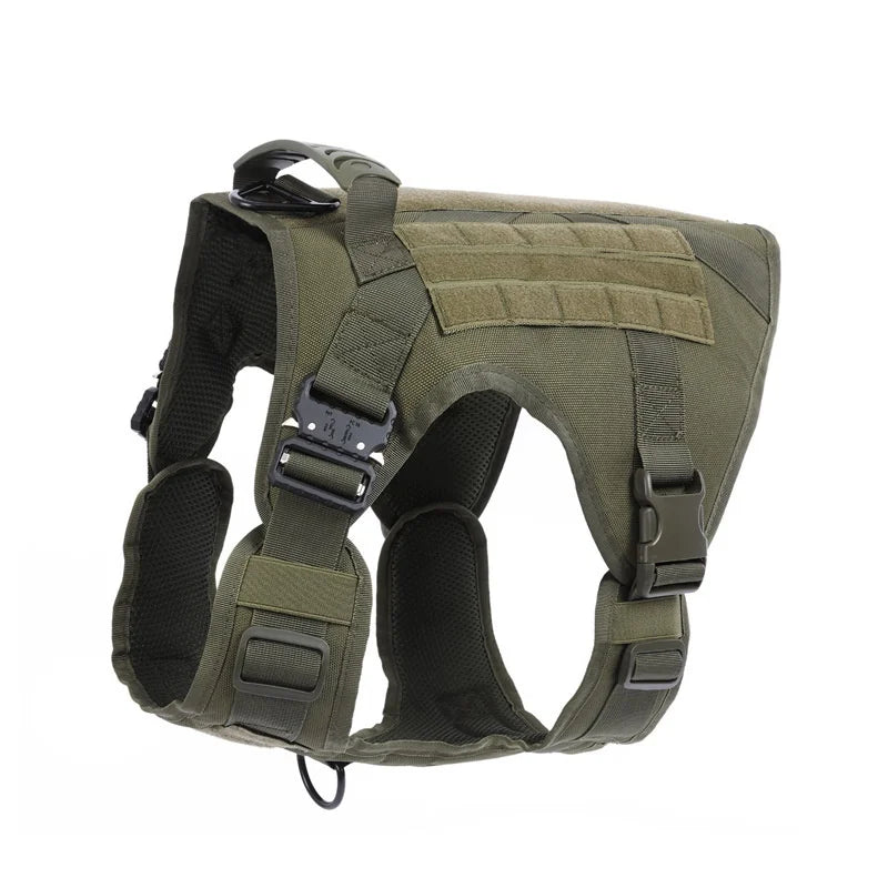 Tactical Military Vest Pet German Shepherd Golden Retriever Tactical Training Dog Harness and Leash Set For All Breeds Dogs