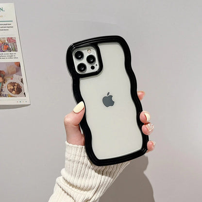 Soft Wavy Lines iPhone Case