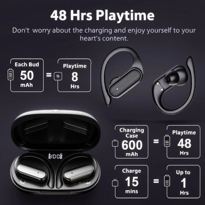 Wireless Bluetooth earphones A520 Headset HD Sound Quality Stereo Headphones Touch Light Mini High Quality Earbuds Anti-Sweat