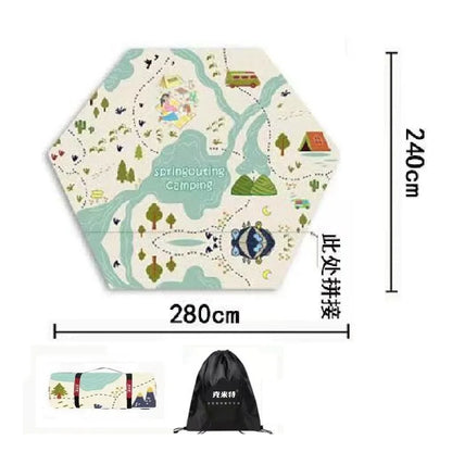 Camping Mat Outdoor Portable Ultra-light Waterproof Picnic Blanket Nature Hike Car Travel Tent Mat Beach Equipment Supplies