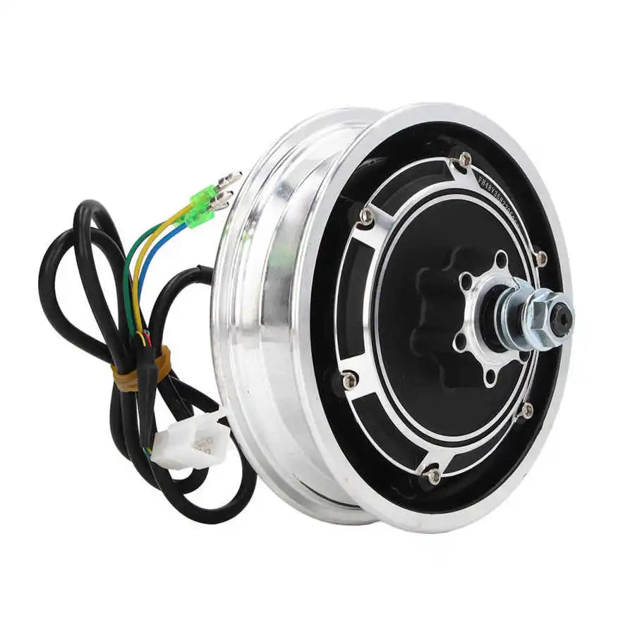 10 Inch Electric Scooter 48V 1000W Drive Wheel Hub New Motor 48V 1000W Electric Folding Bike Brushless Disc Brake Hub Motor