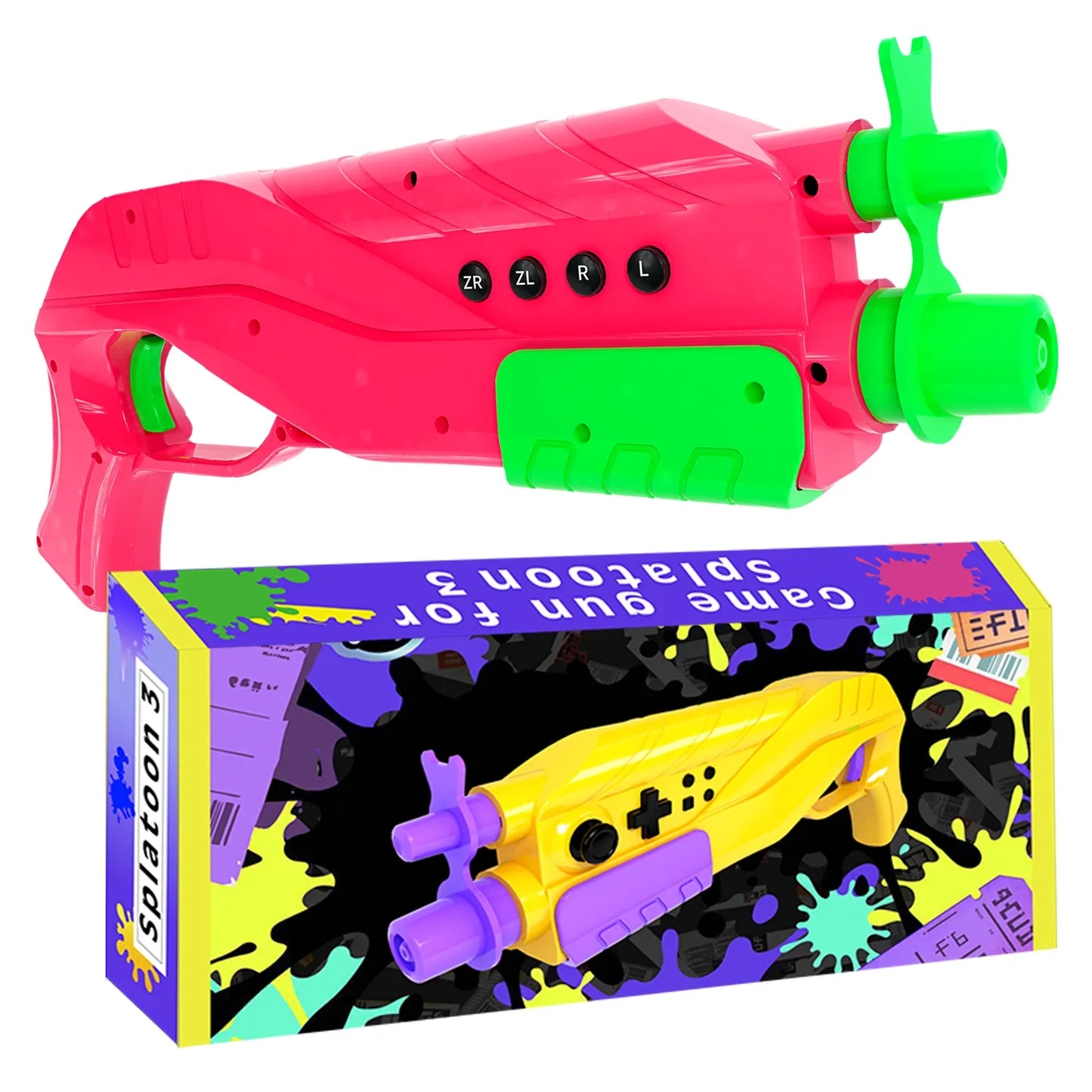 1 Pack Game Gun Controller for Switch, Ergonomic Shooting Game Gun Grip for Switch Joypad