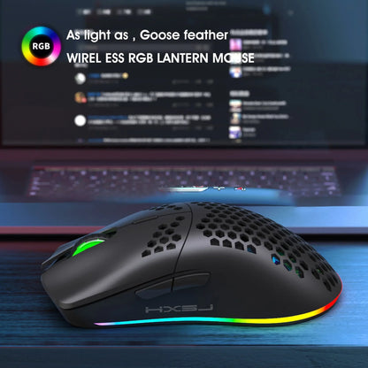 Wireless Bluetooth Keyboard and Mouse Combo, 60% Compact Design, 2.4GHz, White Gamer Set for PC