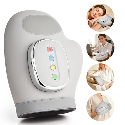Electric Hand Massager Airbag Compress Finger Massage Glove Air Pressure Kneading Thumb Acupoint Palm Massager Finger masajeador