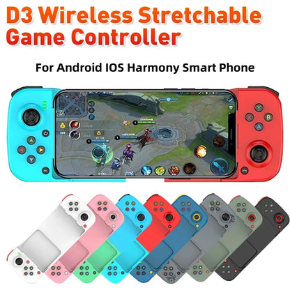 D3 Wireless Stretchable Game Controller Bluetooth 5.0 Mobile Phone Gamepad Controller For iPhone Huawei Xiaomi Android Switch PC