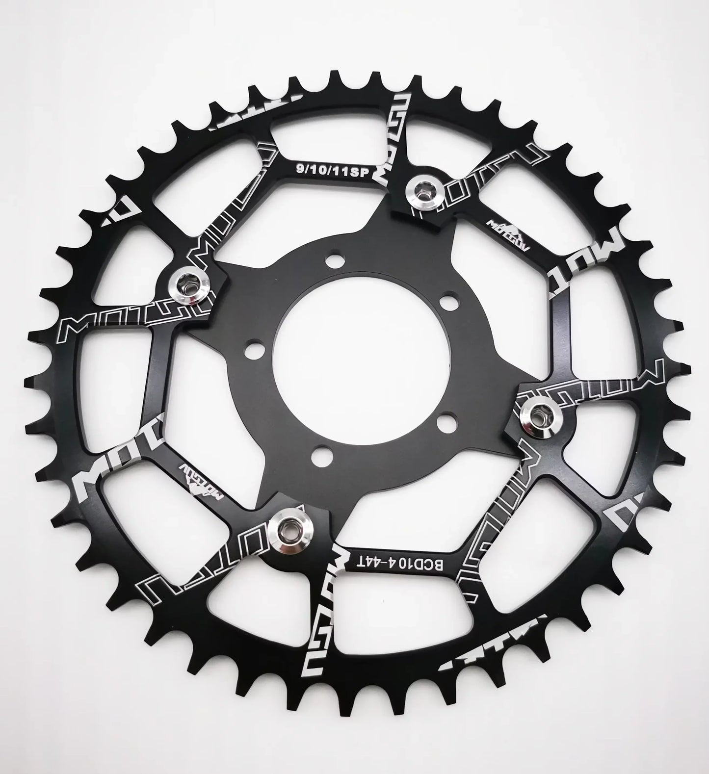 ALLTOO Bike Part Bicycle Crankset Bafang 104BCD Motor Aluminum Alloy Chainring Mid Drive Adapter For Electric E-bike 32T-52T