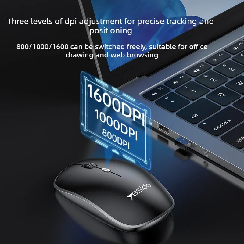 Wireless Keyboard and Mouse Set for Desktop Laptop Silent Business Keyboard Mouse Combo