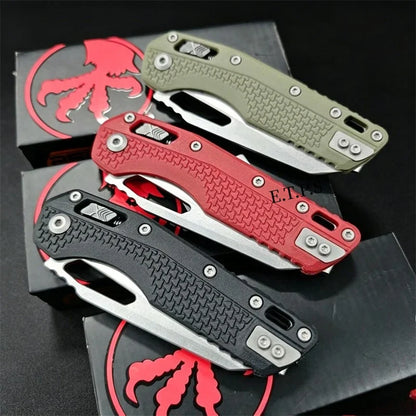 MSI RAM-LOK 210T-10PMBK Folding Pocket Knife Lightweight for Outdoor EDC Camping Fishing Hunting Multifunctional Tools
