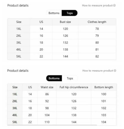 Plus Size Womens Brush Print Elegance  Short Sleeve Round Neck Split Top & Matching Pants 2 Piece Outfit Set