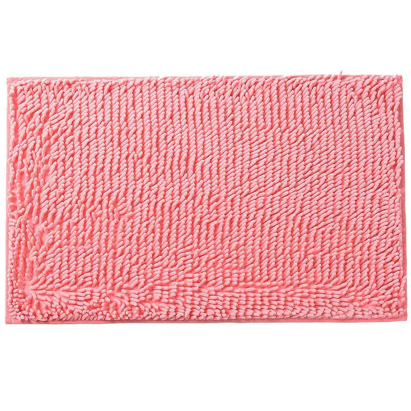 1pc 50*80 Cm Non-Slip Bath Mat Shaggy Durable Bath Rug for Bathroom
