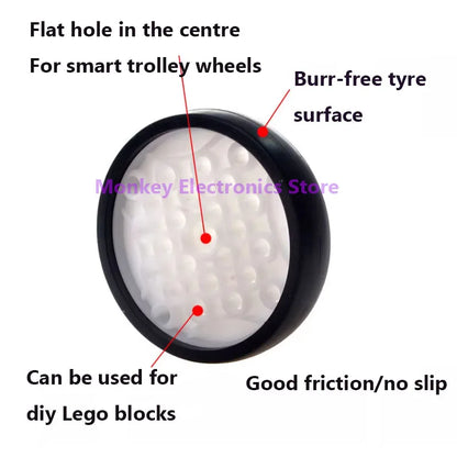 Smart cart robot tyres wheels wheels hubs belts wheels diy compatible mbot makeblock