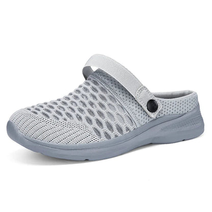 Women's Summer Sports Shoes New Platform Sandals Women Mesh Sports Breathable Beach Flat Bottom Trendy Outdoor Walking Slippers