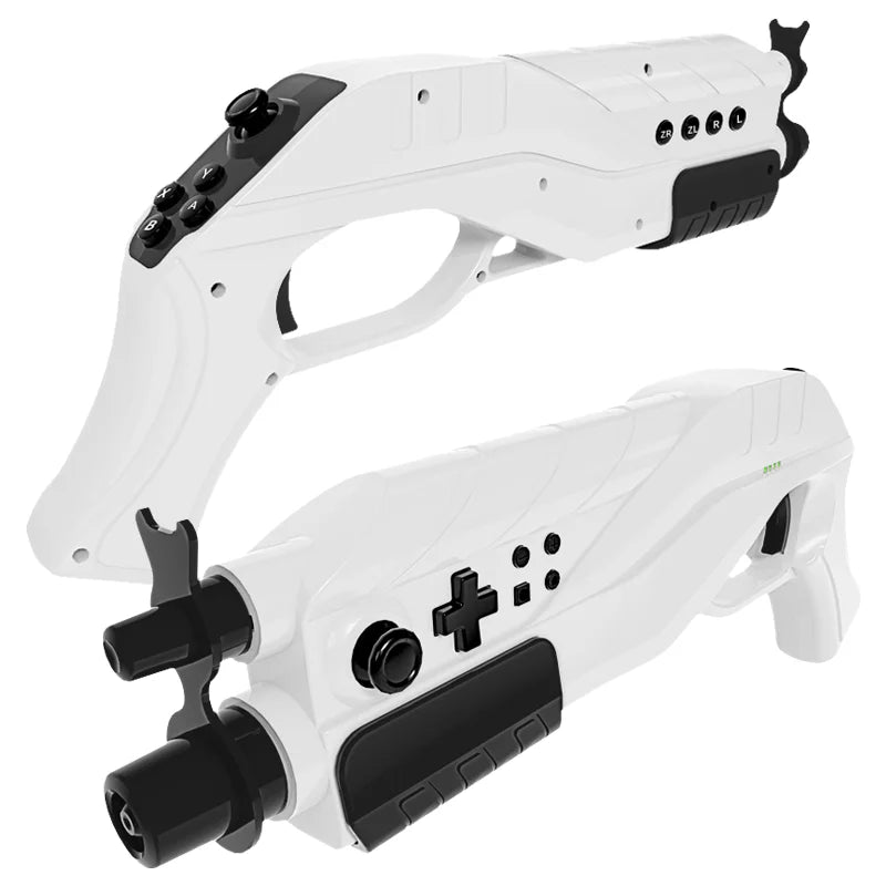 1 Pack Game Gun Controller for Switch, Ergonomic Shooting Game Gun Grip for Switch Joypad