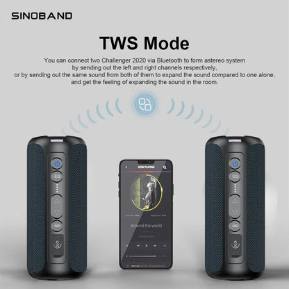 XDobo Sinoband Challenger 50W high-power Bluetooth speaker portable subwoofer stereo multimedia wireless Bluetooth speaker